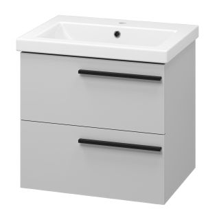 Подвесная тумба под раковину Misty Ненси 60см серый